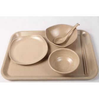 Rice Husk Fiber Dinner Sets